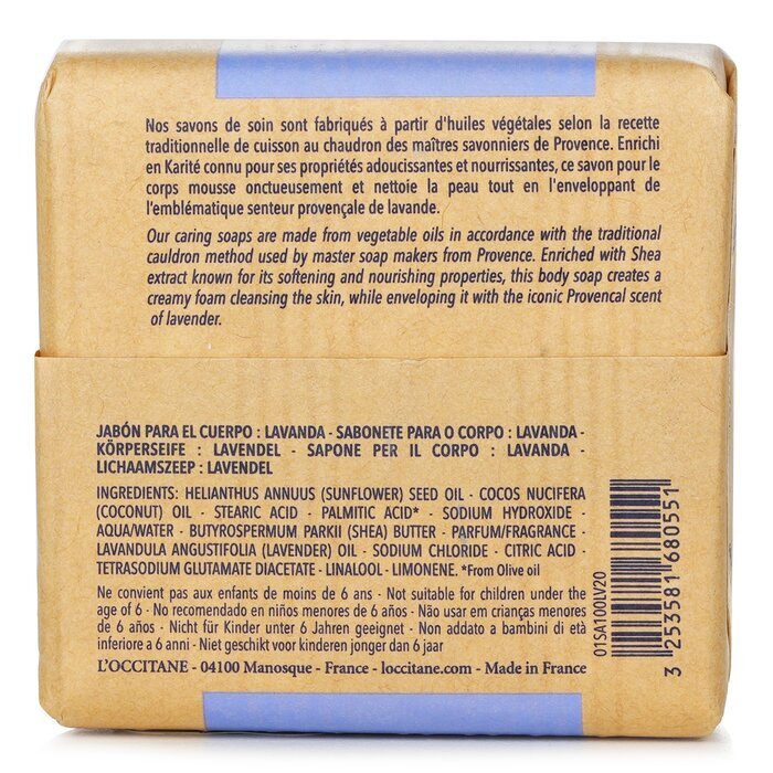 L'Occitane Sheabutter Extra Sanfte Seife - Lavendel 100g/3,5oz