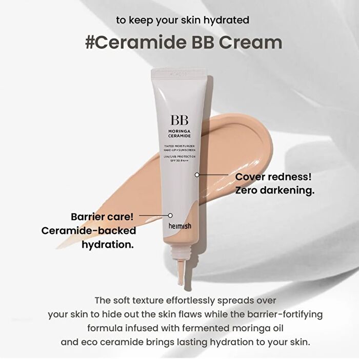 Moringa Ceramide BB Cream - 8 Colors - 2023 Version - 27 Light Tan