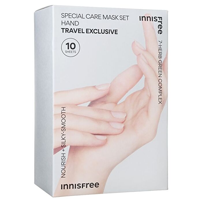 Innisfree Special Care Mask Set Hand Travel Exclusive 20 ml x 10 Blätter