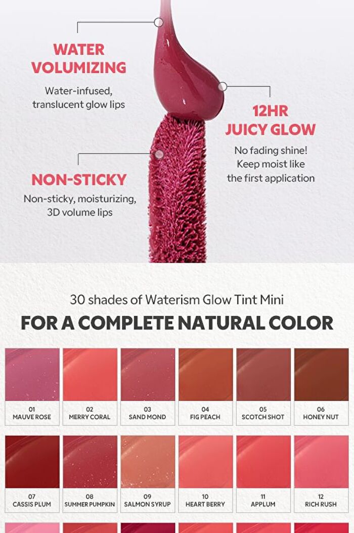 TIRTIR MIni Waterism Glow Tint - 24 Lovably 1.8g