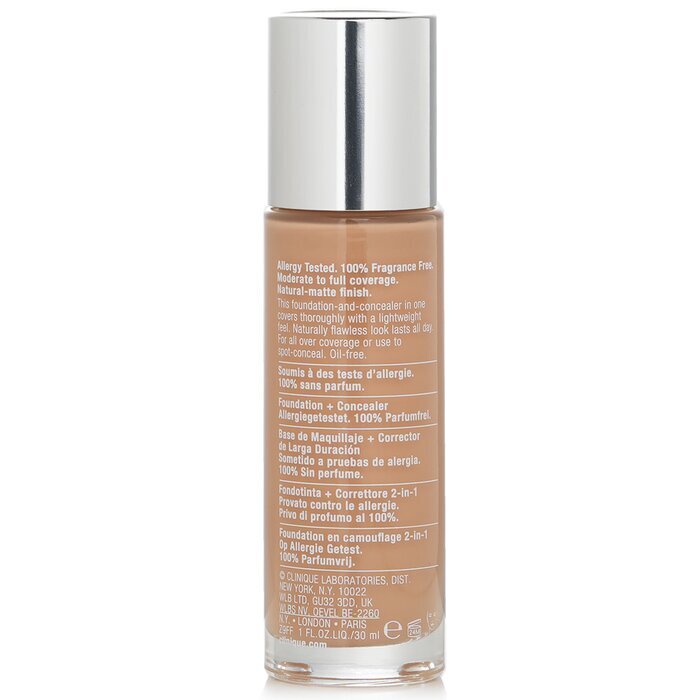 Clinique Beyond Perfecting Foundation & Concealer – Nr. 07 Cream Chamois (VF-G) 30 ml