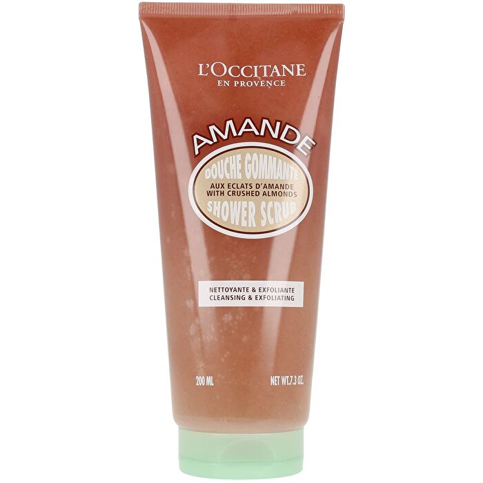 L'occitane Almond Shower Scrub Cleansing & Exfoliating 200ml