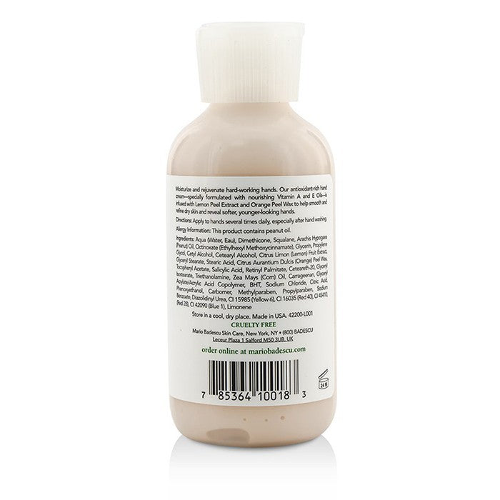 Mario Badescu Frucht- und Vitamin-A-Handcreme – für alle Hauttypen, 118 ml/4 oz
