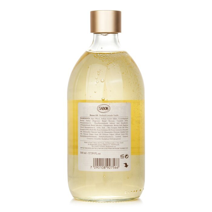 Sabon Duschöl - Patchouli Lavendel Vanille 500ml/17.59oz