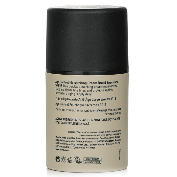Ahava Time To Energize Age Control Feuchtigkeitscreme LSF 15 50ml/1,7oz