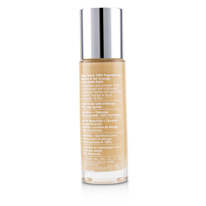 Clinique Beyond Perfecting Foundation & Concealer – Nr. 6,5 Buttermilch (VF-N) 30 ml
