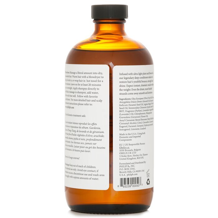 Philip B Rejuvenating Oil (Feuchtigkeit + Reparatur – Alle Haartypen) 480 ml