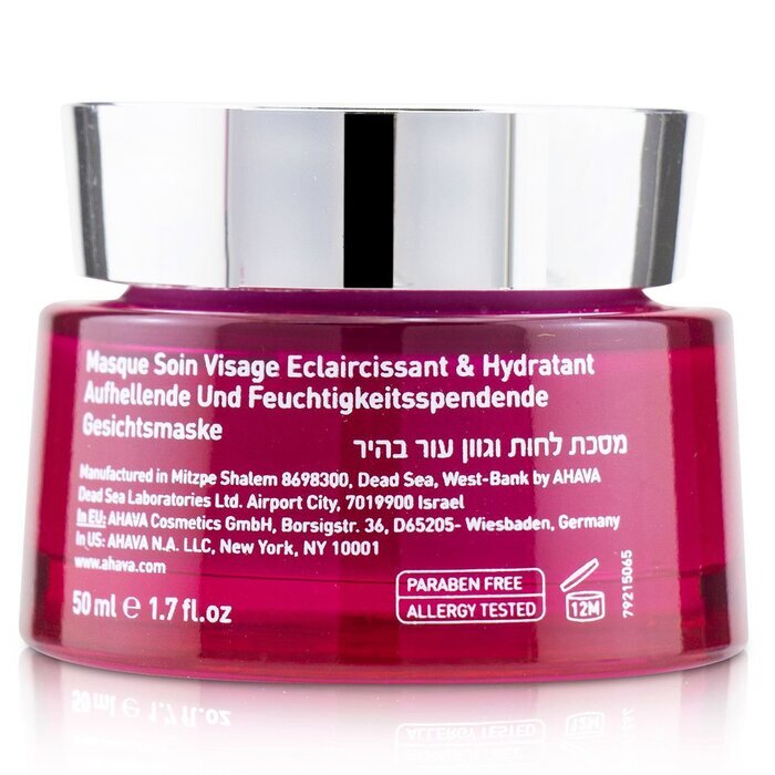 Ahava Mineral Mud Aufhellende und feuchtigkeitsspendende Gesichtsbehandlungsmaske 50ml/1,7oz