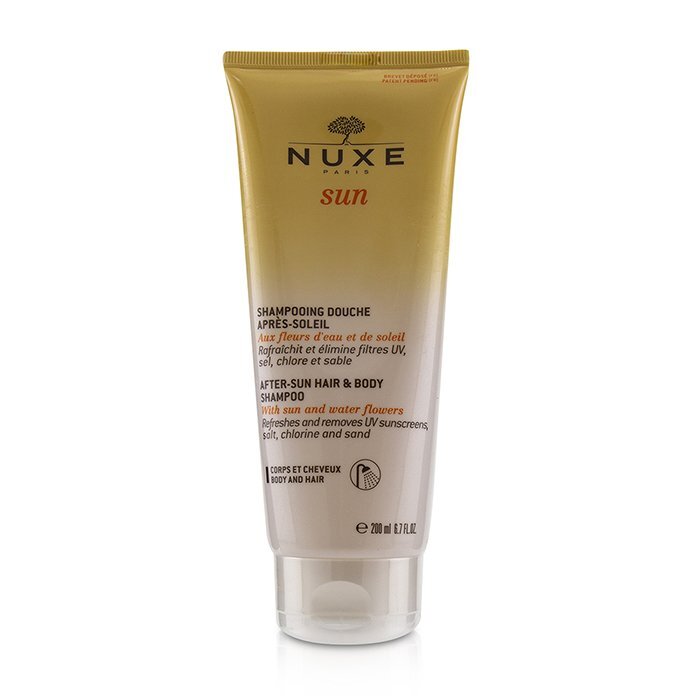 Nuxe Sun After-Sun Haar- und Körpershampoo mit Sonne und Wasserblumen, 200 ml