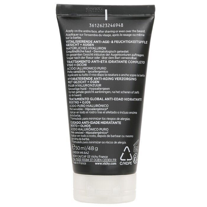 Vichy Homme Structure Force Complete Anti-Aging Feuchtigkeitscreme – Für Gesicht + Augen 50 ml