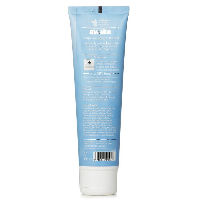 Supersmile Awake Whitening Zahnpasta mit Koffein – Zesty Mint (fluoridfrei) 119 g