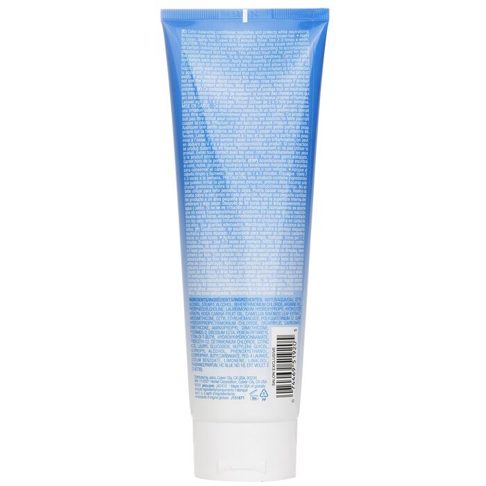 Joico Color Balance Blue Conditioner (beseitigt messingfarbene/orange Töne in aufgehelltem braunem Haar) 250 ml/8,5 oz