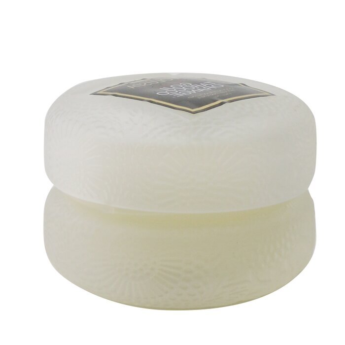 Voluspa Macaron-Kerze – Gewürzte Goji-Tarocco-Orange 51 g