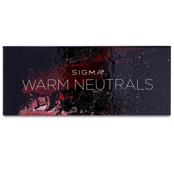 Sigma Beauty Warm Neutrals Lidschatten-Palette (14x Lidschatten + 1x Pinsel mit zwei Enden) 19,04 g/0,67 oz
