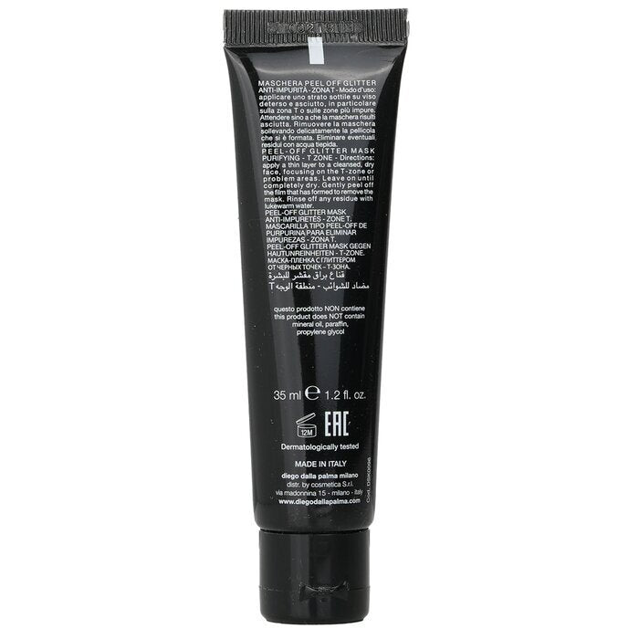 Diego Dalla Palma Milano Black Secret T Zone Peel-Off Glitzermaske 35 ml/1,2 oz