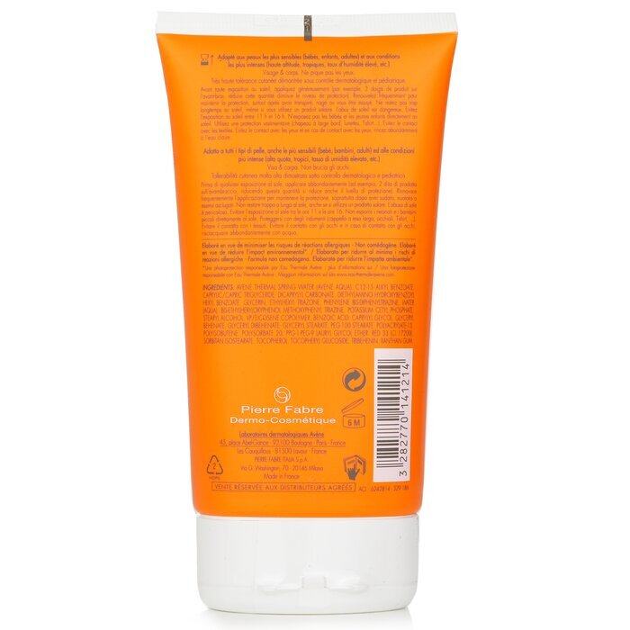 Avene Intense Protect SPF 50 (für Babys, Kinder, Erwachsene) – für empfindliche Haut, 150 ml