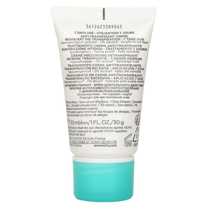 Vichy 7 Days Anti-Perspirant Cream Treatment (For Intensive Perspiration) 30ml