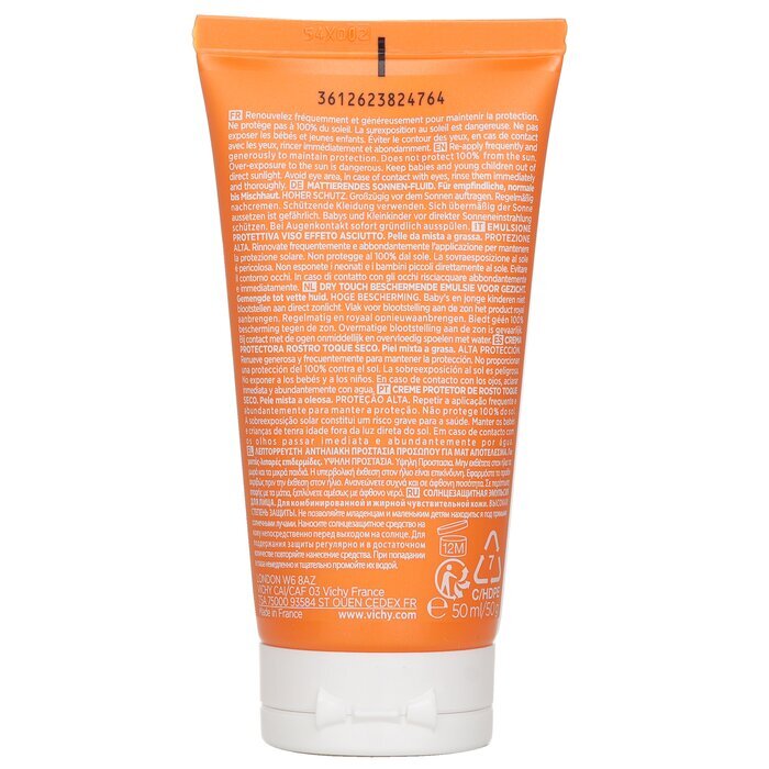 Vichy Capital Soleil Mattifying Face Fluid Dry Touch SPF 50 - Water Resistant 50ml