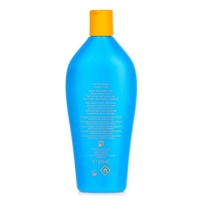 Shiseido Expert Sun Protector Gesichts- und Körperlotion LSF 50+ (sehr hoher Schutz und sehr wasserfest) 300 ml