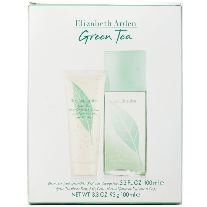 Elizabeth Arden Green Tea Coffret: Eau Parfumee Spray 100 ml + Honey Drops Körpercreme 100 ml, 2 Stück