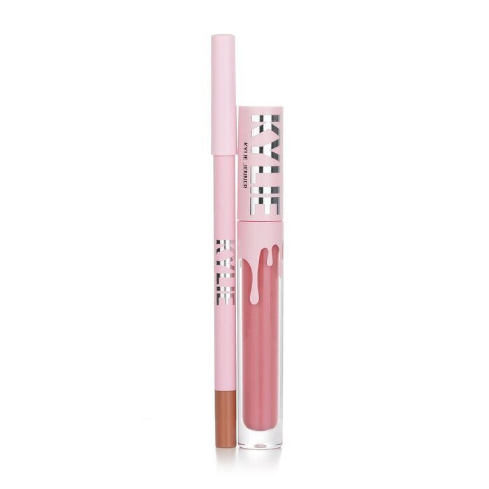 Kylie By Kylie Jenner Matte Lip Kit: Matter flüssiger Lippenstift 3 ml + Lipliner 1,1 g – Nr. 808 Kylie Matte, 2-tlg.
