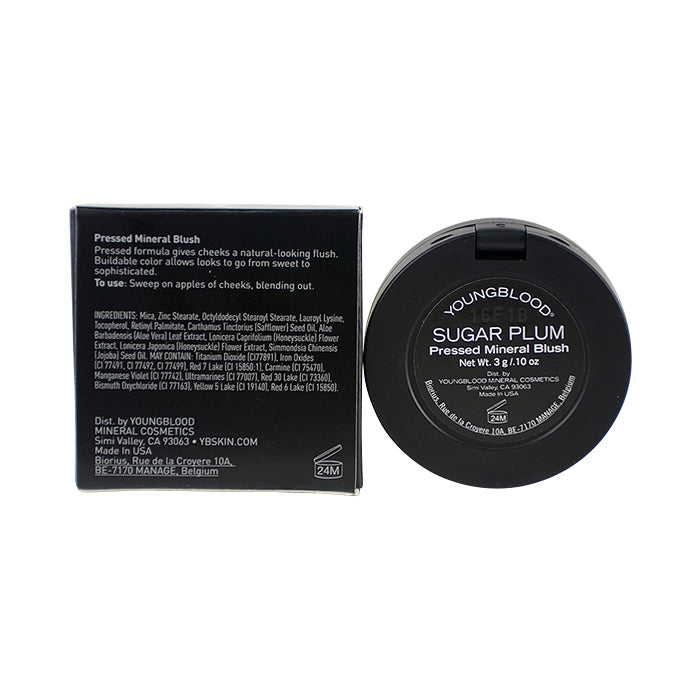 Youngblood Pressed Mineral Blush - Zuckerpflaume 3 g/0,11 oz