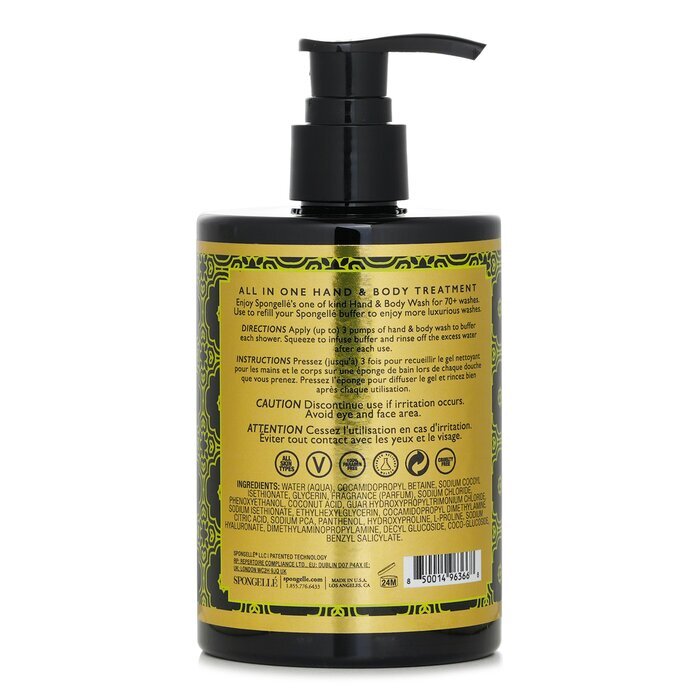 Spongelle Hand- und Körperwaschmittel - Kokosnuss-Eisenkraut 325 ml/11 oz