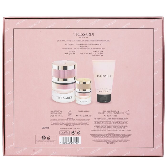 Trussardi Life Style Weekend-Koffer 3-teilig