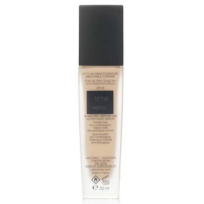 Lancome Teint Idole Ultra Wear, Foundation mit bis zu 24 Stunden Halt, atmungsaktive Deckkraft, LSF 35 – 105 W, 30 ml
