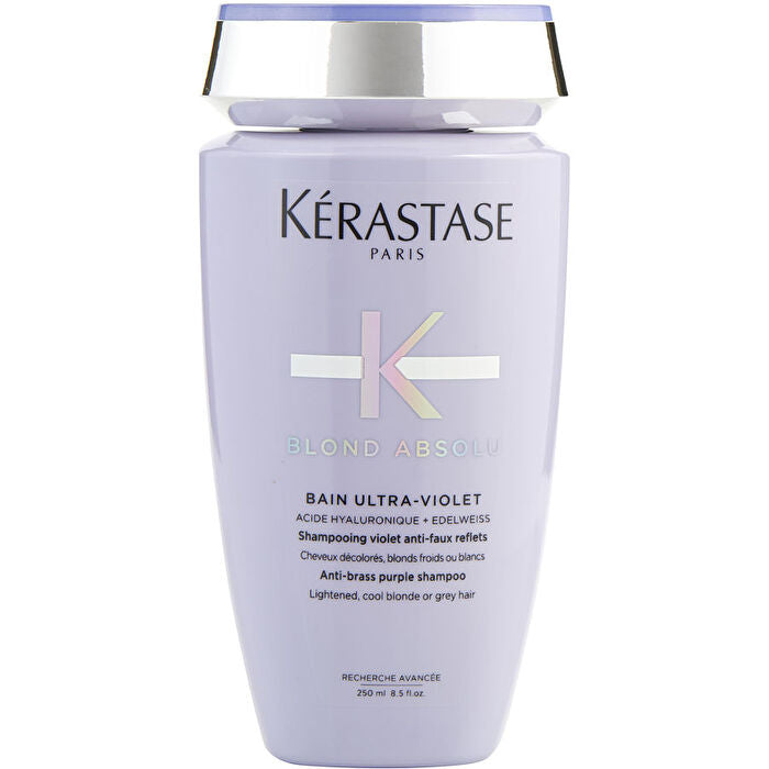 Kerastase Blond Absolu Bain Ultra-Violet Anti-Brass Purple Shampoo (aufgehelltes, kühles blondes oder graues Haar) 250 ml