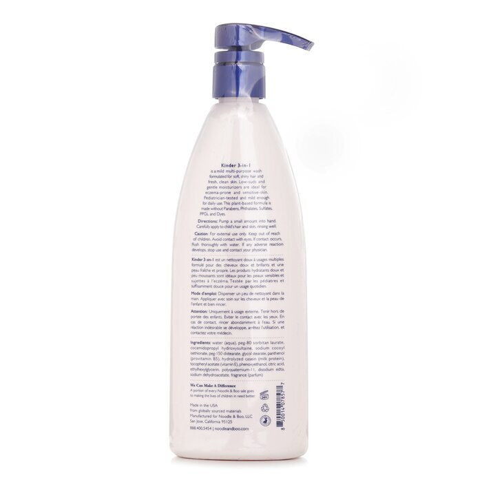 Noodle & Boo Kinder 3-in-1 Shampoo, Spülung und Duschgel für Babys, 473 ml