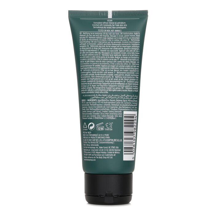 The Body Shop – Mattierende Feuchtigkeitscreme mit Grünem Tee und Zitrone für Männer, 100 ml