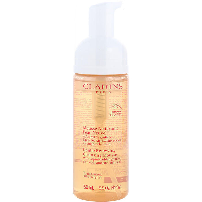 Clarins Sanftes, erneuerndes Reinigungsmousse mit Pumpe, 150 ml