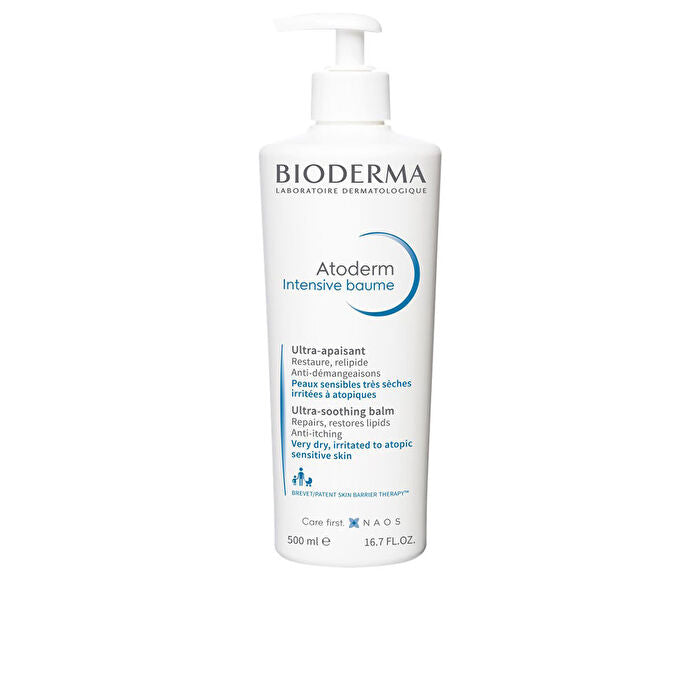 Bioderma Atoderm Intensivbalsam für sehr trockene, gereizte bis empfindliche Haut, 500 ml
