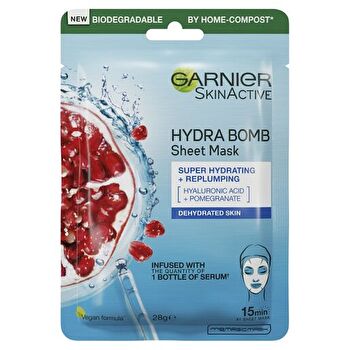 Garnier Hydra Bomb Hyaluronsäure + Granatapfel-Tuchmaske 28g