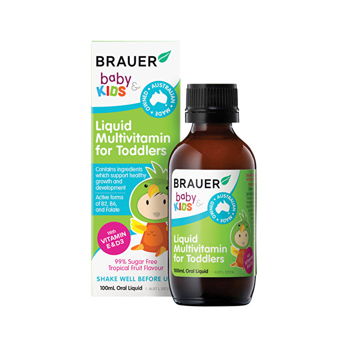 Brauer Baby & Kids Liquid Multivitamin For Toddlers Oral Liquid 100ml