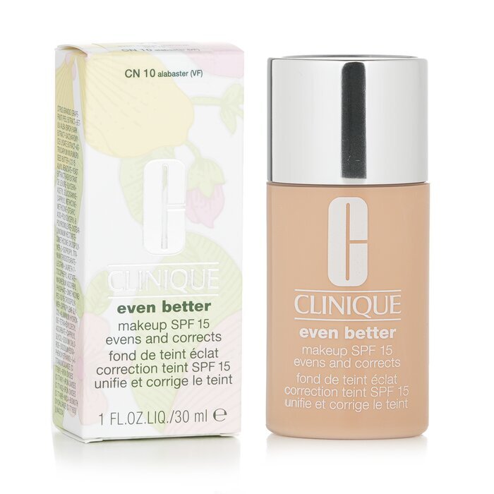 Clinique Even Better Makeup SPF15 (trockene Mischhaut bis fettige Mischhaut) – Nr. 01/CN10 Alabaster, 30 ml/1 oz