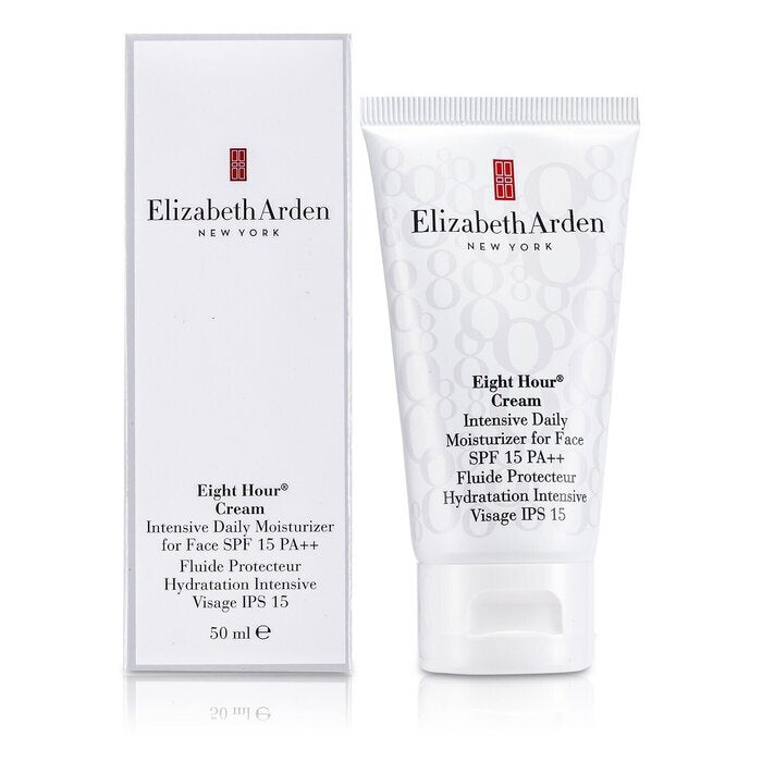 Elizabeth Arden Eight Hour Cream – Intensive tägliche Feuchtigkeitscreme für das Gesicht, LSF 15, 49 g