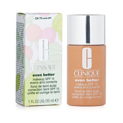 Clinique Even Better Makeup SPF15 (trockene Mischhaut bis fettige Mischhaut) – Nr. 07/CN70 Vanille, 30 ml/1 oz