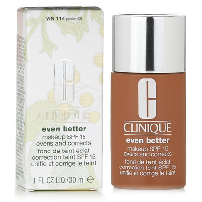 Clinique Even Better Makeup SPF15 (trockene Mischhaut bis fettige Mischhaut) – Nr. 10/ WN114 Golden, 30 ml/1 oz