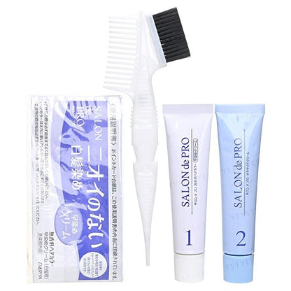 Salon De Pro Duftfreie Schnellfärbecreme für graues Haar – 5A Dunkelaschbraun