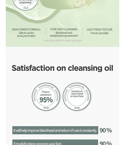 Anua Heartleaf Porenkontroll-Reinigungsöl 200 ml