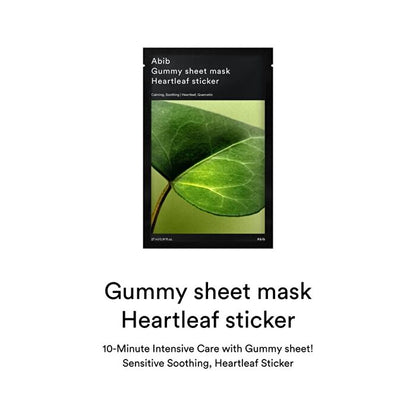 Abib Gummy Sheet Mask Collagen Milk Sticker 27 ml x 10 Stück