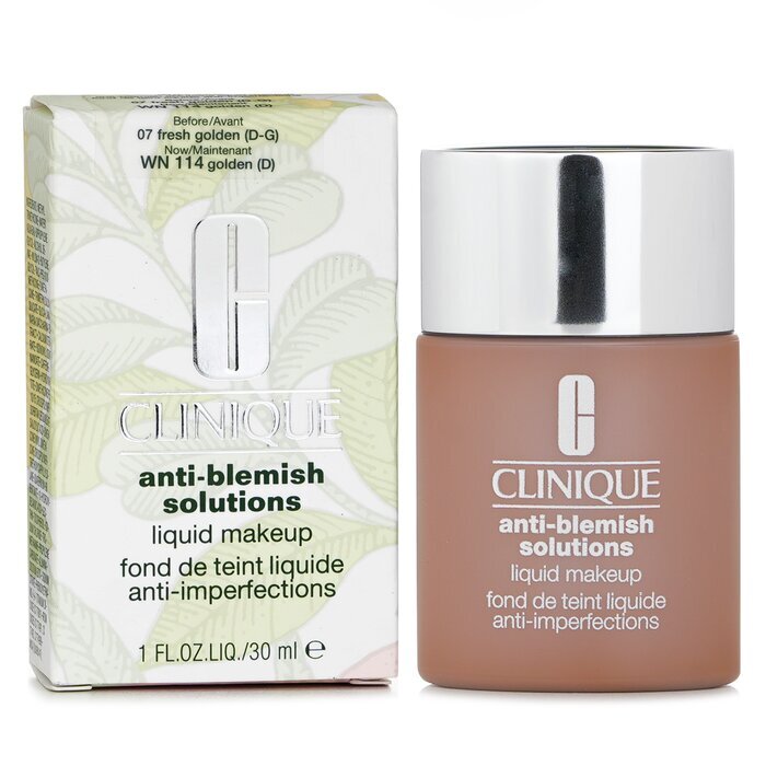 Clinique Anti Blemish Solutions Flüssig-Makeup – Nr. 07 Fresh Golden, 30 ml