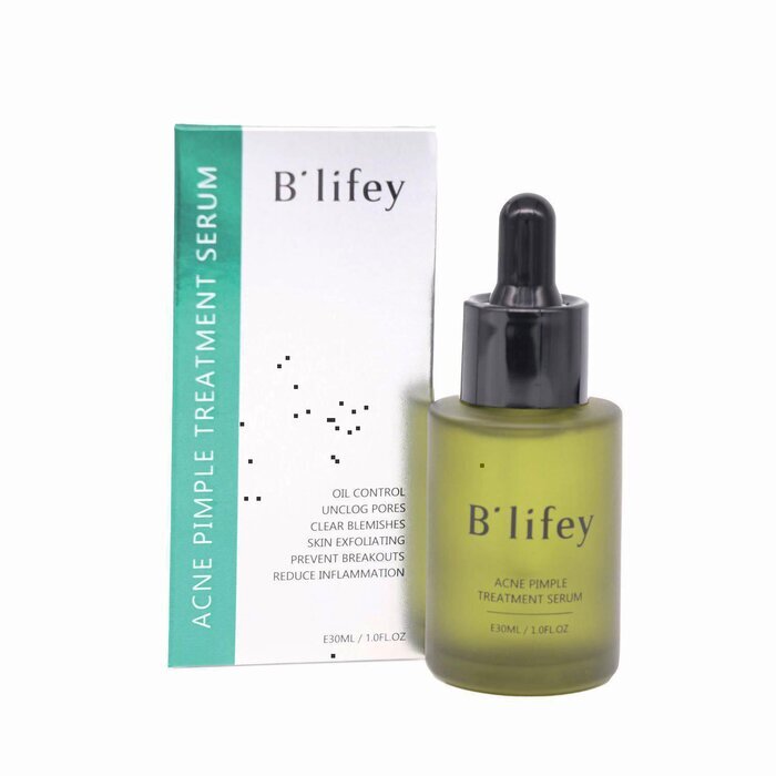 B'lifey Swiss Acne Pimple Treatment Serum (Oil Control, Anti-Acne, Pore Minimizing, Exfoliants) (e30ml) BL003 Fixed Size