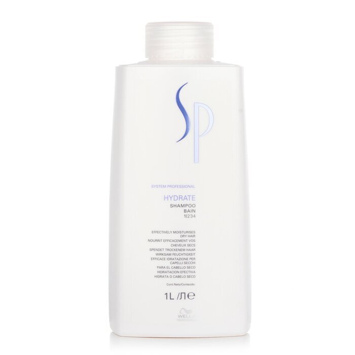 Wella SP Hydrate Shampoo (spendet trockenem Haar effektiv Feuchtigkeit) 1000ml/33.33oz