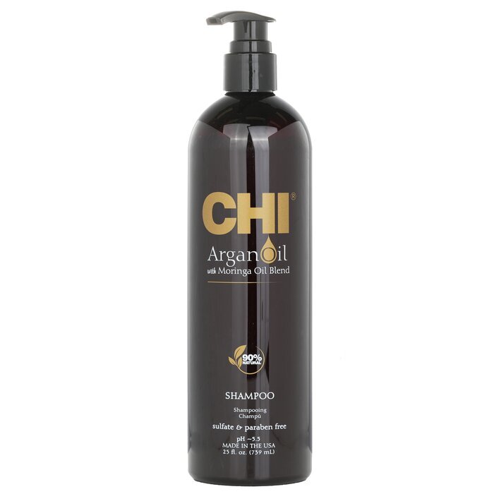 CHI Arganöl plus Moringaöl-Shampoo – ohne Sulfate und Parabene, 739 ml/25 oz