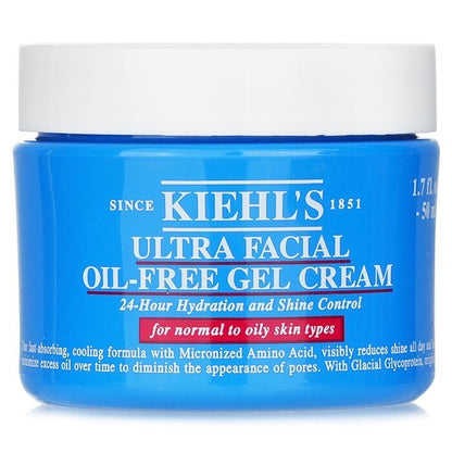 Kiehl's Ultra Facial Oil-Free Gel Cream – Für normale bis fettige Hauttypen, 50 ml