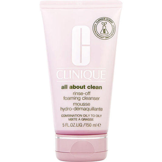 Clinique All About Clean Rinse-Off Foaming Cleanser – Für Mischhaut bis fettige Haut, 150 ml