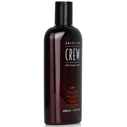 American Crew Men 3-IN-1 Shampoo, Spülung und Duschgel 450ml/15.2oz